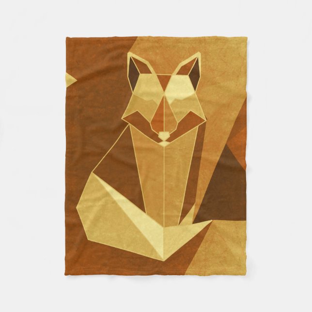 räv fleecefilt (Framsidan)