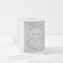 Räv Frostad Mugg