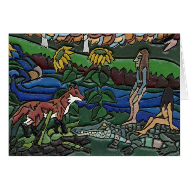 Räv Hälsningskort (Framsidan Horizontal)