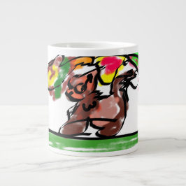 Räv Höst latte glädje Jumbo Mugg