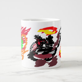 Räv höst vild jumbo mugg