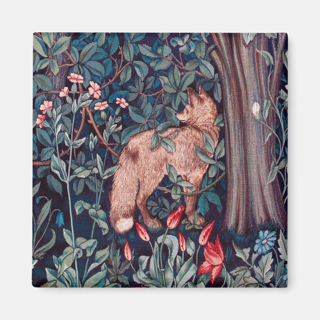 Räv i skogen, William Morris Magnet (Framsidan)