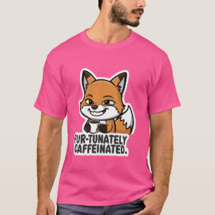 Räv Kaffe Älskare Koffein Räv Mugg Kaffe 1 T Shirt