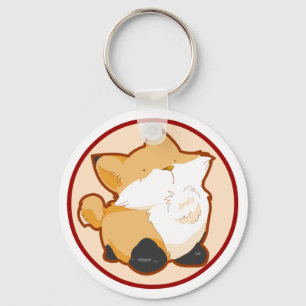 Räv Keychain Nyckelring
