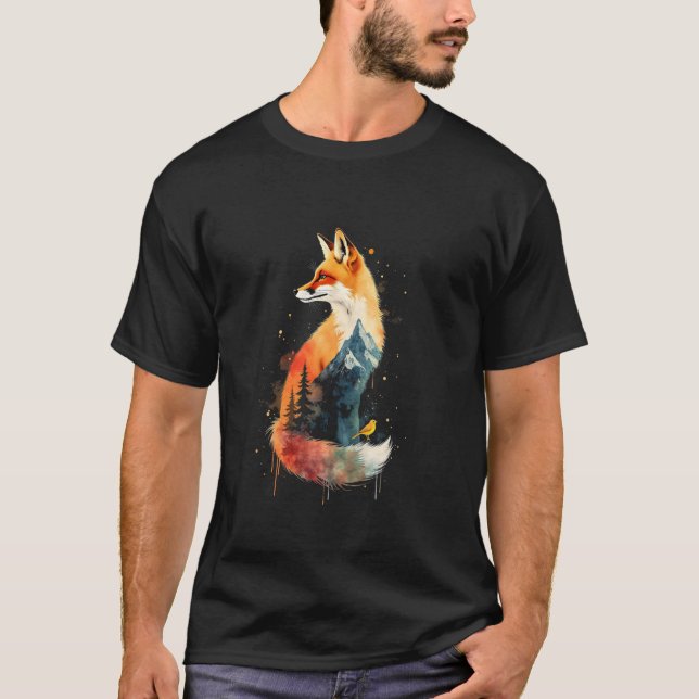 Räv Konst 1 T Shirt (Framsida)