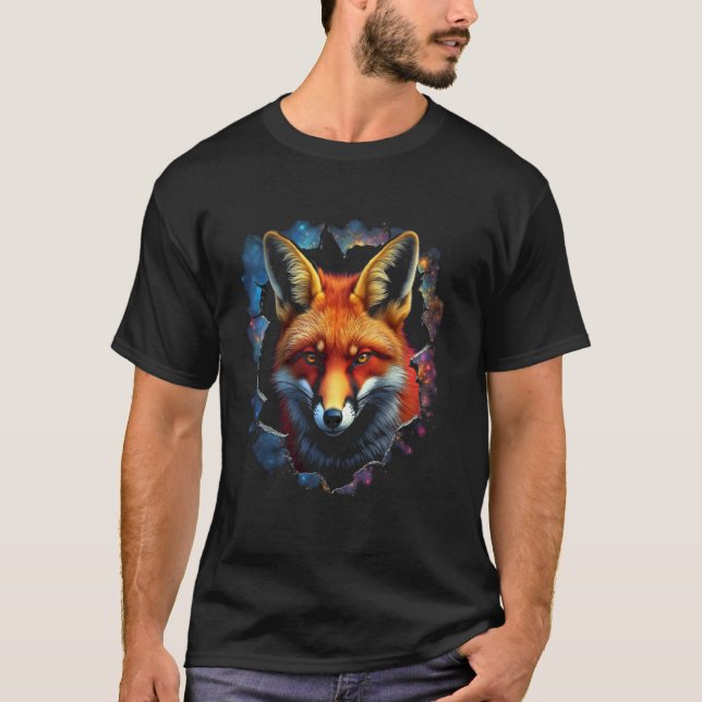 Räv Konst T Shirt (Framsida)