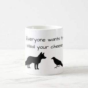Räv & kråka kaffemugg