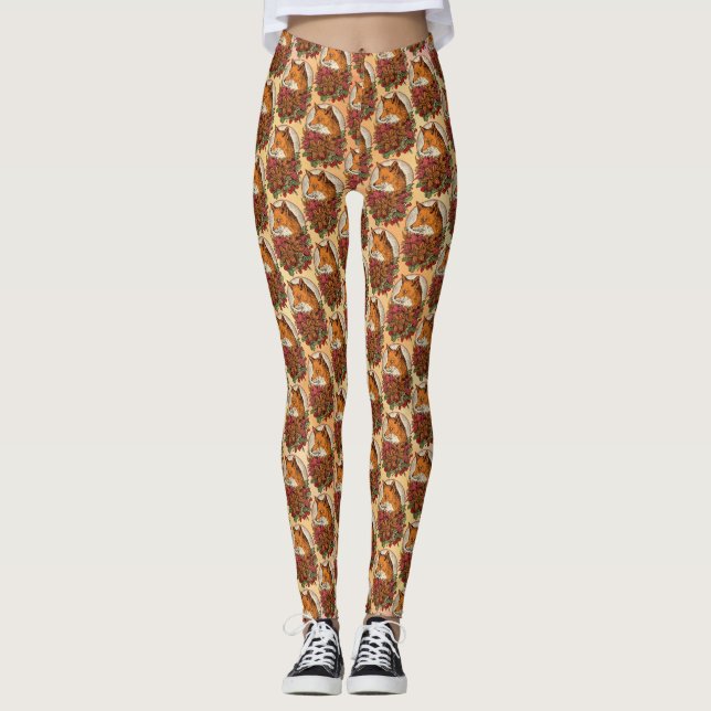 Räv Leggings (Framsida)