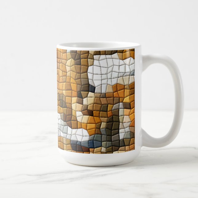 RÄV MOSAIK KAFFEMUGG (Höger)