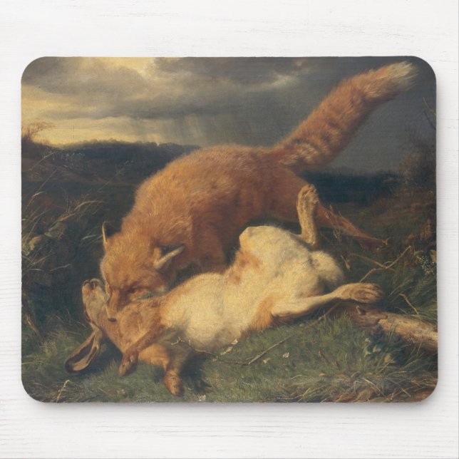 Räv och Hare, 1866 Musmatta (Framsidan)
