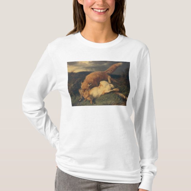 Räv och Hare, 1866 T-shirt (Framsida)
