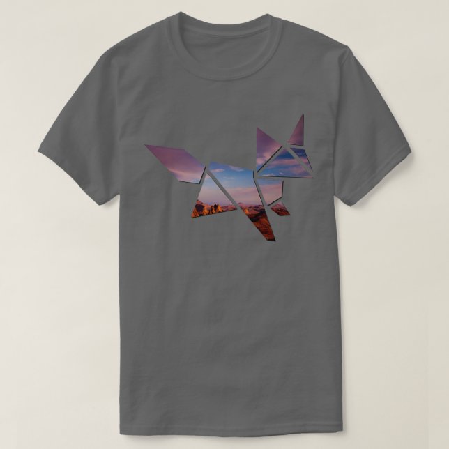 räv origami 10 t shirt (Design framsida)