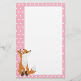 räv, skogsmark, söt, giftig, roligt, brevpapper