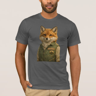 Räv Skogsvaktare – Herr Bella+Canvas Tri‑Blend T Shirt