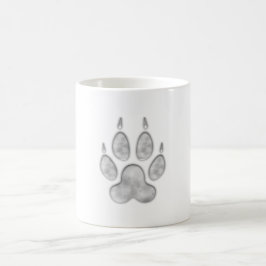 Räv Snöavtryck Kaffemugg