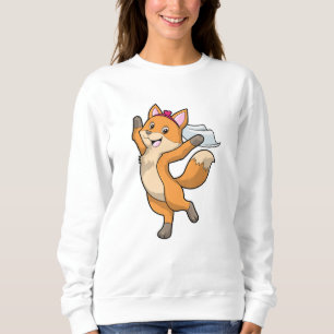 Räv som brud med slöja & hjärta t shirt
