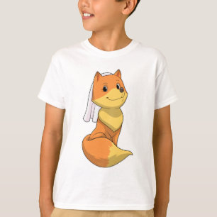 Räv som brud med slöja t shirt