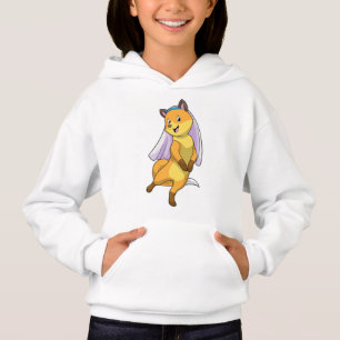 Räv som brud med slöja t shirt