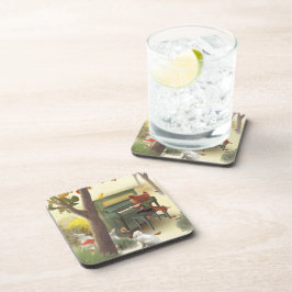 Räv spelar piano underlägg