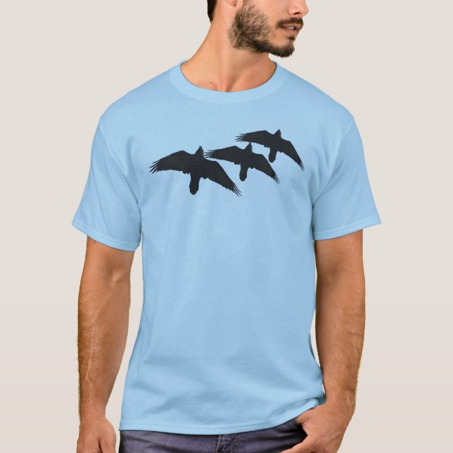 Räv T-shirts som svävar (Framsida)