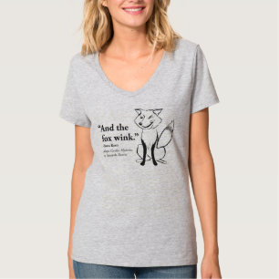 Räv V - nackeT-tröja T Shirt