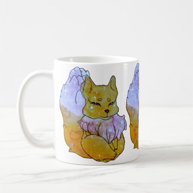 Räv vid namn Dice Kaffemugg (Vänster)