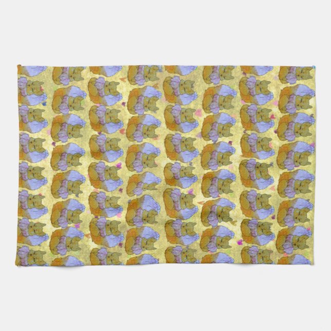 Räv vid namn Dice Kökshandduk (Horisontell)