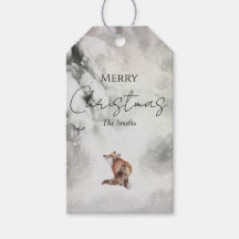 Räv vinter snöscen jul favorit tagg