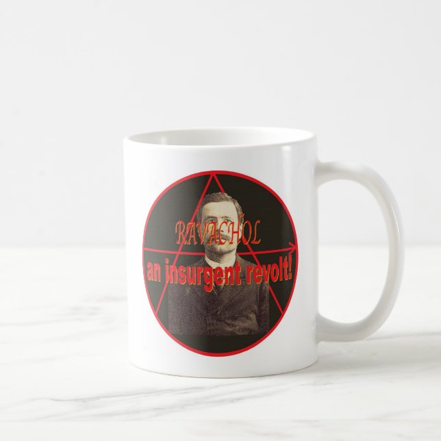Ravachol-Porträtt Kaffemugg (Höger)
