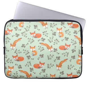 Rävaktig blom- laptop sleeve