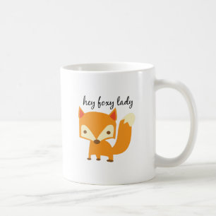 Rävaktig dam kaffemugg