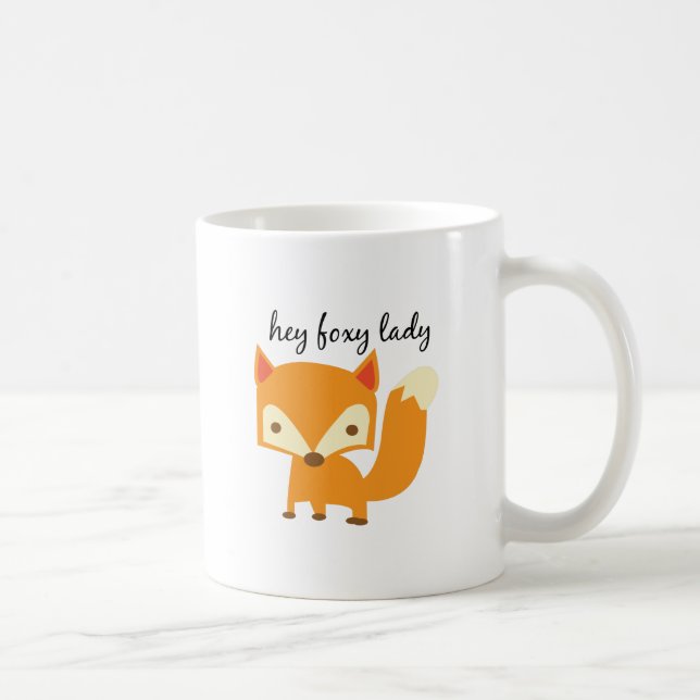 Rävaktig dam kaffemugg (Höger)