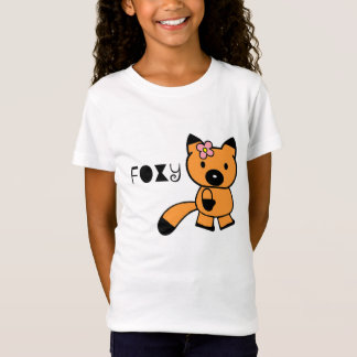 Rävaktig flickaT-tröja T-shirt