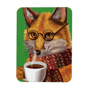 Rävaktig Tea Time Magnet