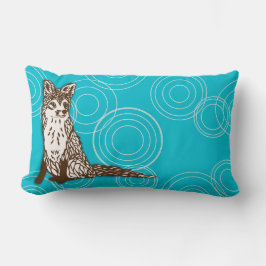 Rävaktigt cirklar lumbarkudde