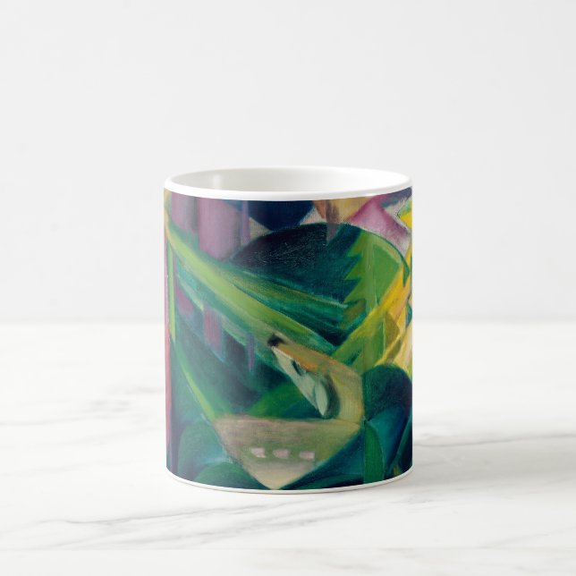 Rävar i en klosterträdgård av Franz Marc Kaffemugg (Center)