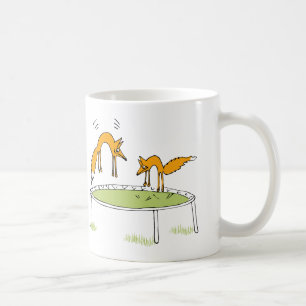 Rävar på Trampolinemuggen Kaffemugg