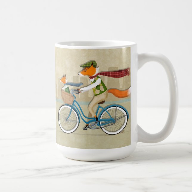 Rävcykel Kaffemugg (Höger)