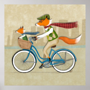 Rävcykelritt Poster