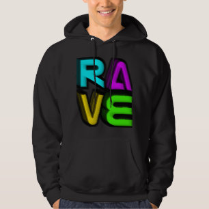 Rave 3D Tröja Med Luva