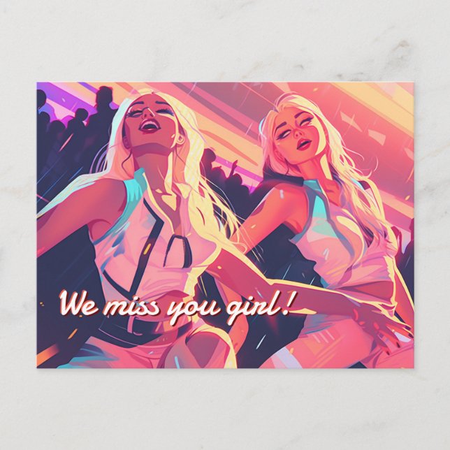 Rave City klubbs liv Vykort (Framsida)