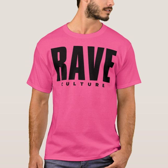 Rave Culture - Edm Festival Raver Minimalist T Shirt (Framsida)