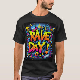 Rave Day! - Bakgrund T Shirt