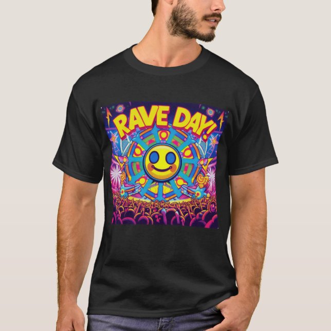 Rave Day! - Candy Flip T Shirt (Framsida)