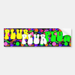 Rave Kandi Kid PLUR Bildekal