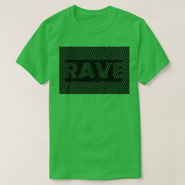 rave linjer design 1 t shirt (Design framsida)