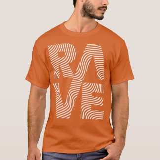 Rave Linjer-design T Shirt
