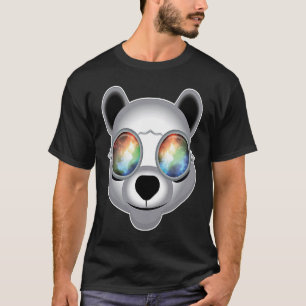 Rave Panda Techno Trippy T Shirt