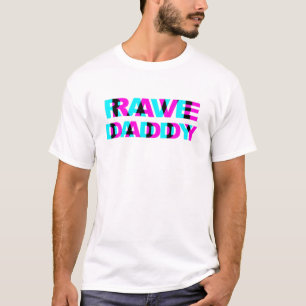 Rave pappa EDM Music Festival Far Optical Illus T Shirt