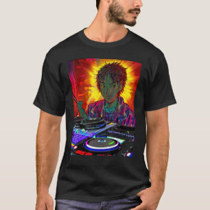 Rave Party Psychedelic EDM Trance Klubb DJ design_ T Shirt